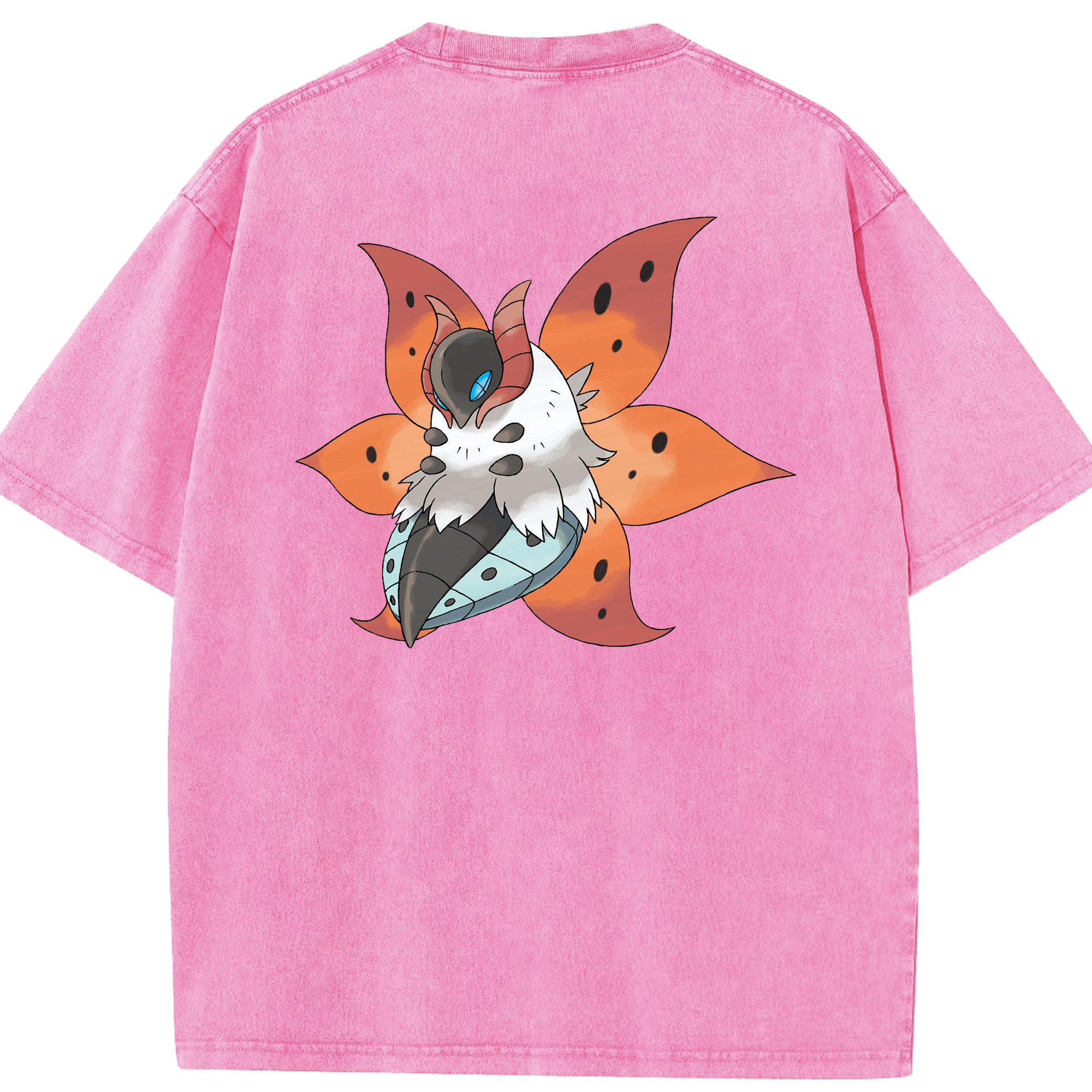（画像用） ポケットモンスター Pokémon 綿100% ヴィンテージ風 半袖Tシャツ（背面プリント）